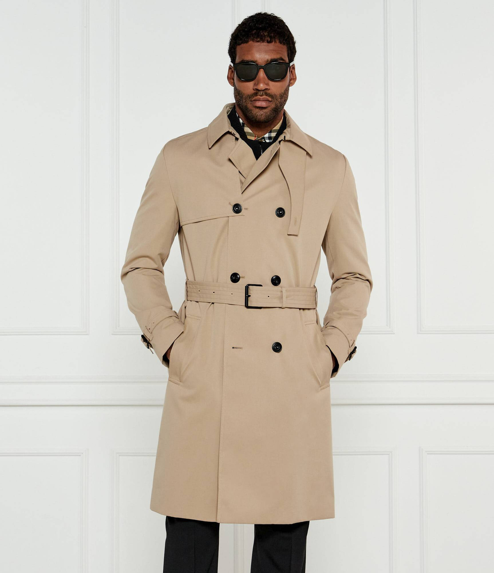 Тренч Maluks2511 HUGO - бежевый(50535072)