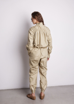 Комбинезон из шелка Эрменеджильдо Дзенья бежевый