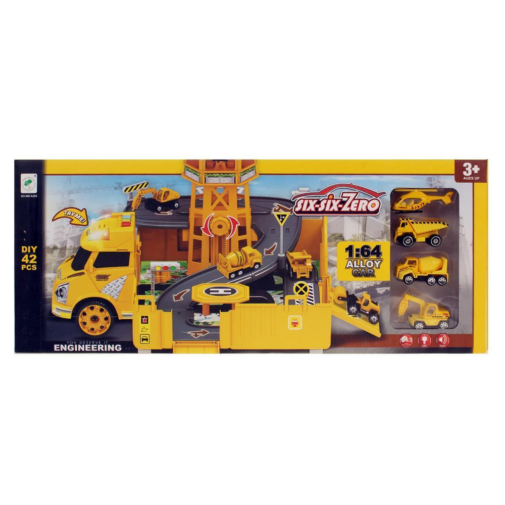 Парковка с транспортом, коробка 660-A258