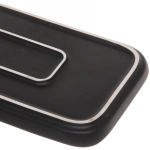 Блюдо керамическое для сервировки «Райский сад» 32,5*15*2,5см, черное