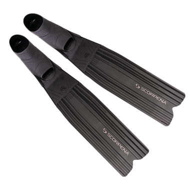 Ласты Scorpena Q средние до 100кг Чёрные -