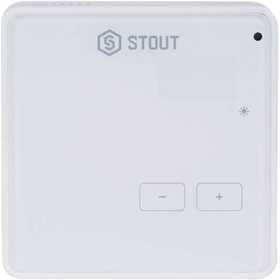 Беспроводной комнатный регулятор STOUT R-8z, белый