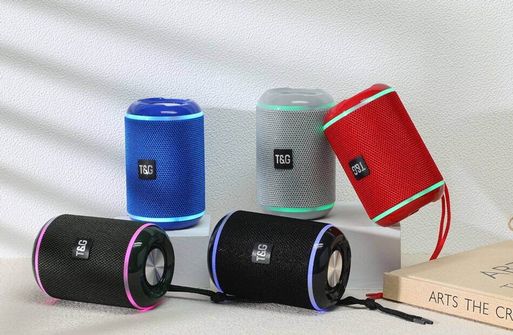 Беспроводная колонка TG-291 (5W/TF/USB/FM) RGB