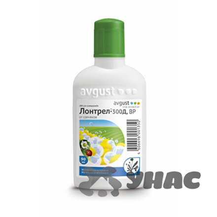 Лонтрел 90 мл от сорняков на землянике и газонах "Август"