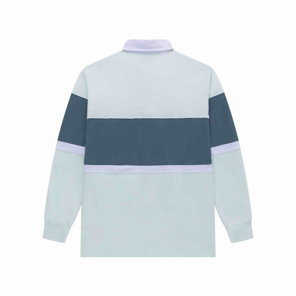 Купить Лонгслив Ymkashix Rugby Голубо-Изумрудный Лонгслив Ymkashix Rugby Голубо-Изумрудный