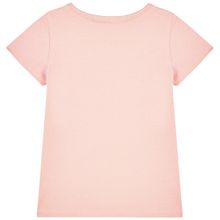 Персиковая футболка для девочки KOGANKIDS