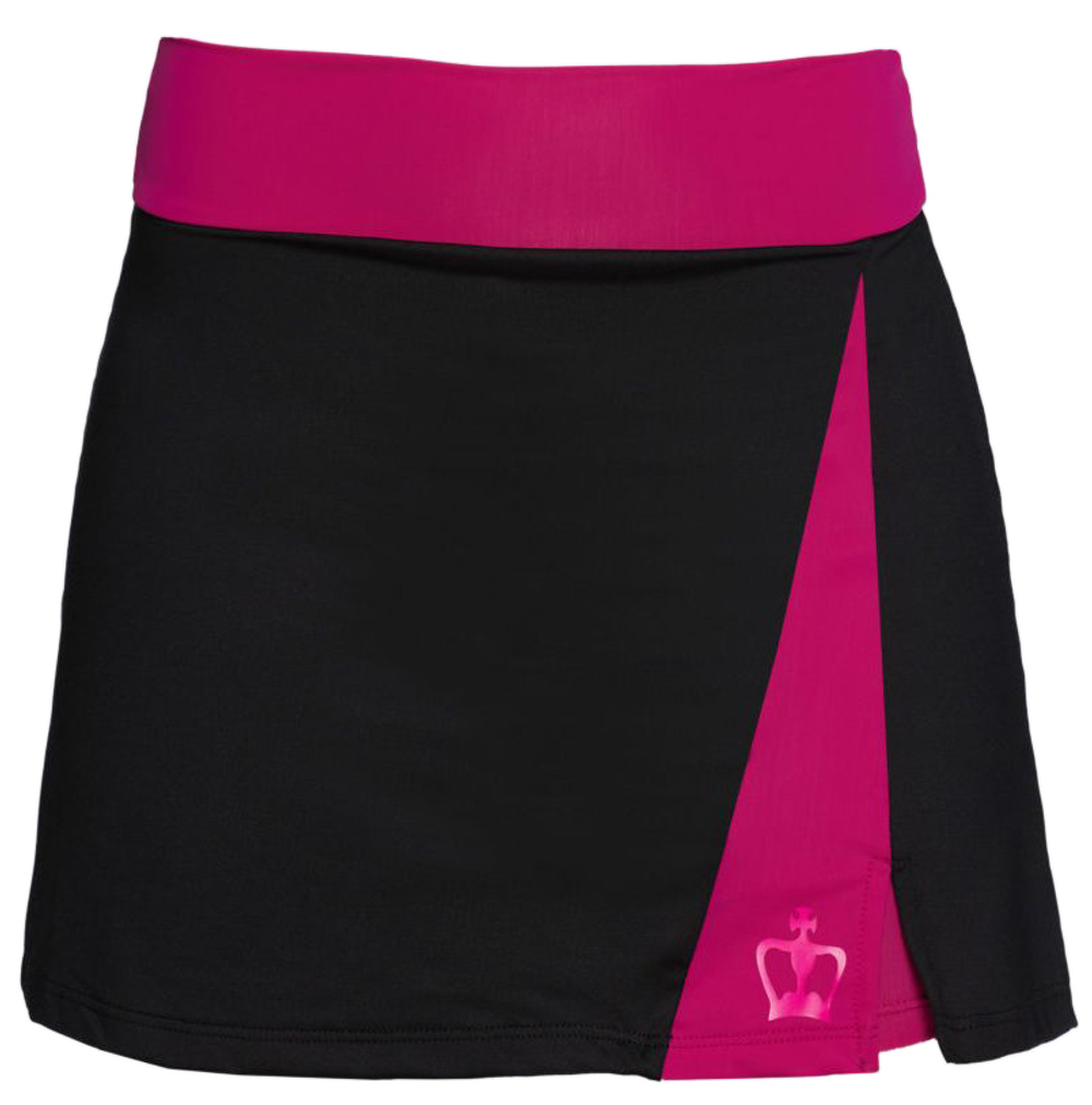 Теннисная юбка Black Crown Galicia - black/purple