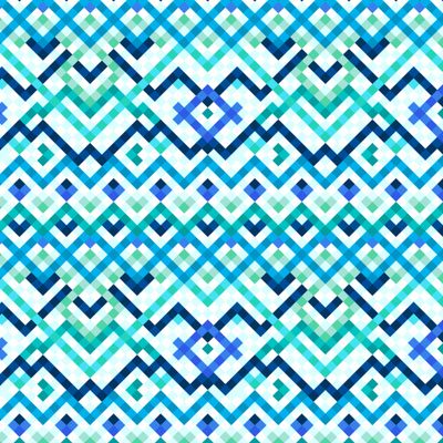 Мозаика цвета морской волны