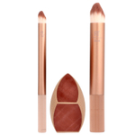 Real Techniques, Makeupsaver, спонж и кисть для макияжа, набор из 3 предметов