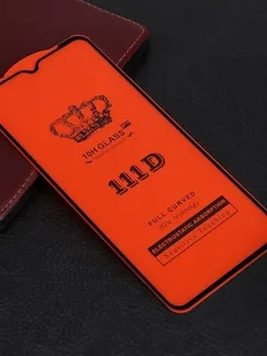 Защитное стекло 2.5D TFN для Samsung A02S, полный клей, черное