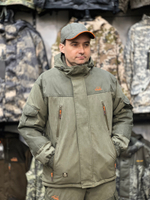 Демисезонный костюм Фаворит Исландия Вожак -10, утеплённый, олива