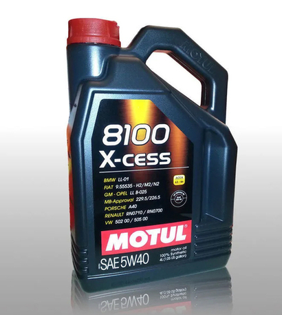 Масло Motul 8100 X-cess 5W40 SN A3/B4 (4л) синтетика