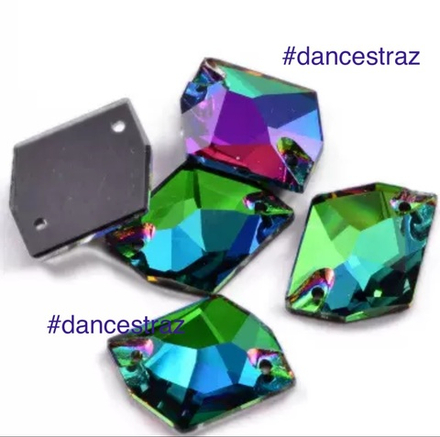 Стразы пришивные, Cosmic, Heliotrope, 001HE, 13*17mm, (144 ea/pkg), 5A+best, (F2)