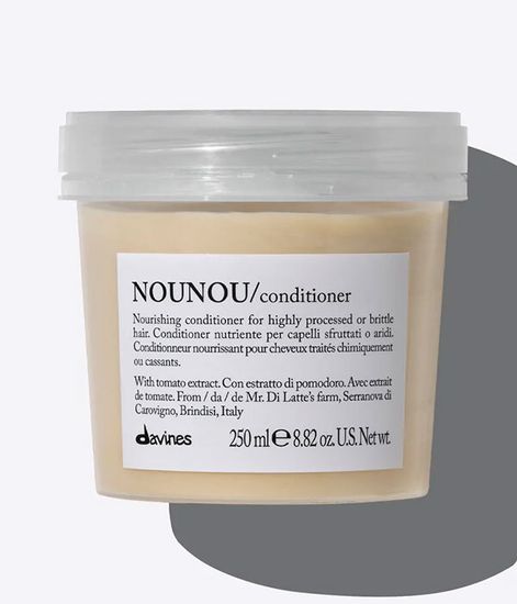 Nounou, питательный кондиционер для поврежденных и ломких волос, Davines