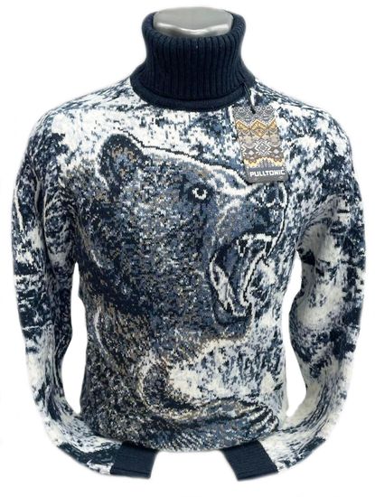 Pulltonic из шерсти и кашемира "Хозяин тайги" Размеры (48-52). BEST