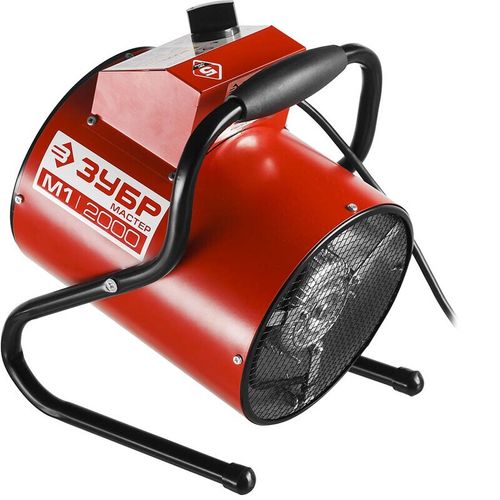 Тепловая пушка электрическая Зубр ЗТП-М1-2000 - [2 кВт / 220В]