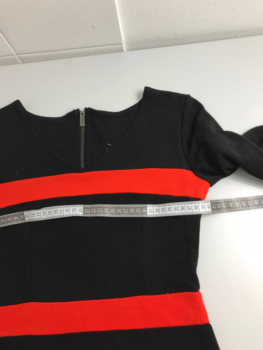 Платье трикотажное в полоску 42-44 размер