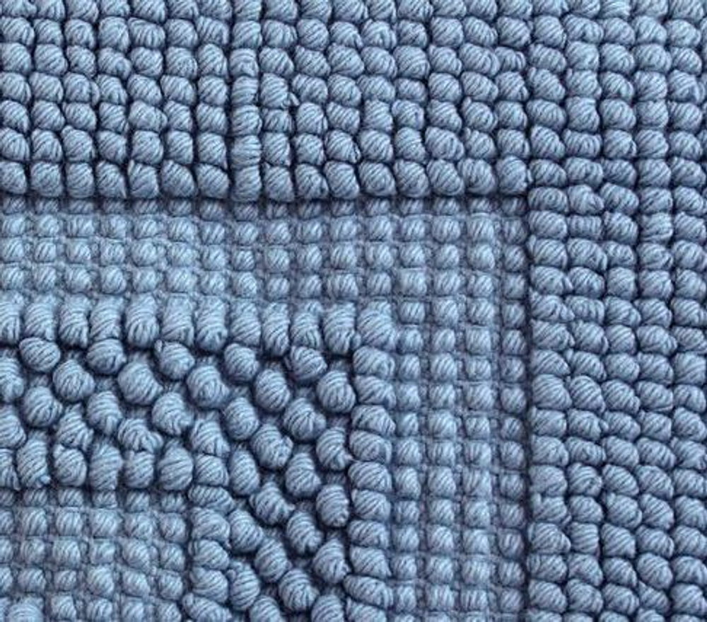 Коврик для ванной 55х75 Luxberry Универсальный голубой Португалия фрагмент