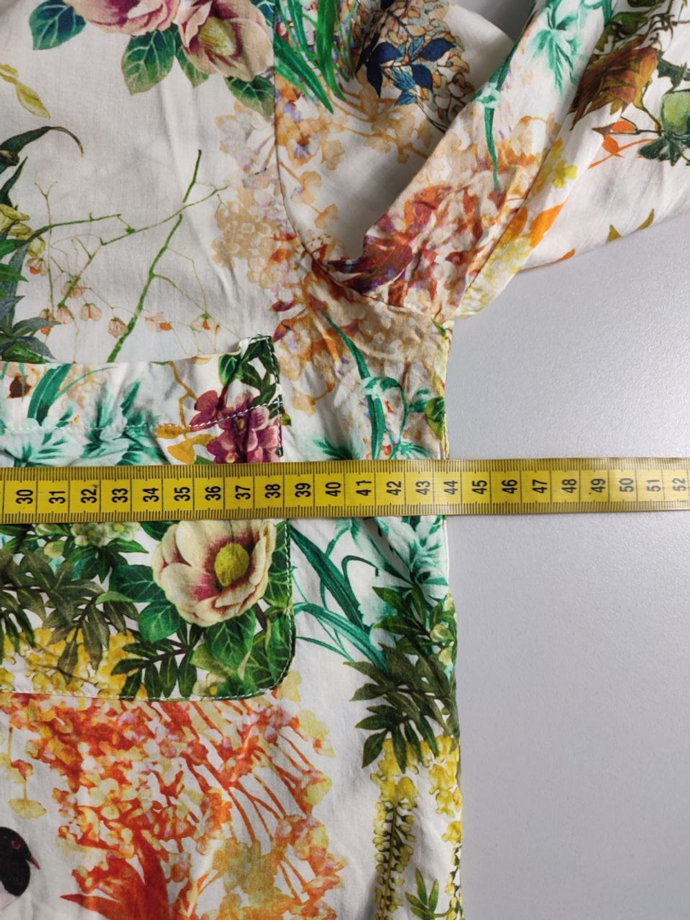 Блузка Zara пестрая, маркировка XS, визуально на 42 размер