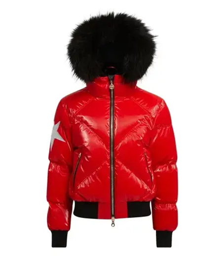 HIGH SOCIETY HS24S-3390 VICTORIA FUR Куртка женская Цвет красный, 2