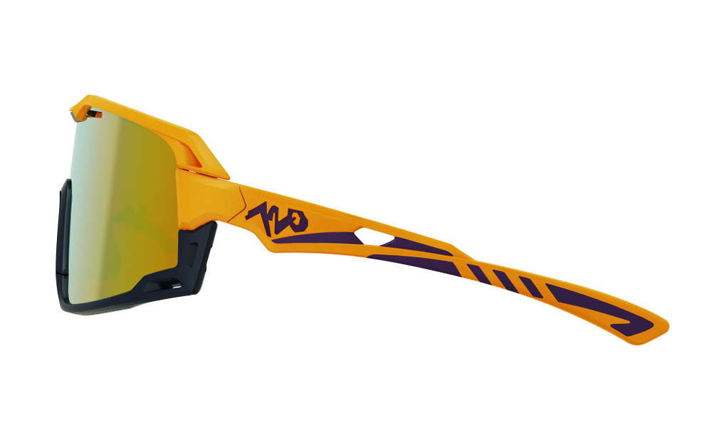 Спортивные очки 720armour Flash / Candlelight Orange / Matte Black / Champion Gold Ti / Cylinder Lens