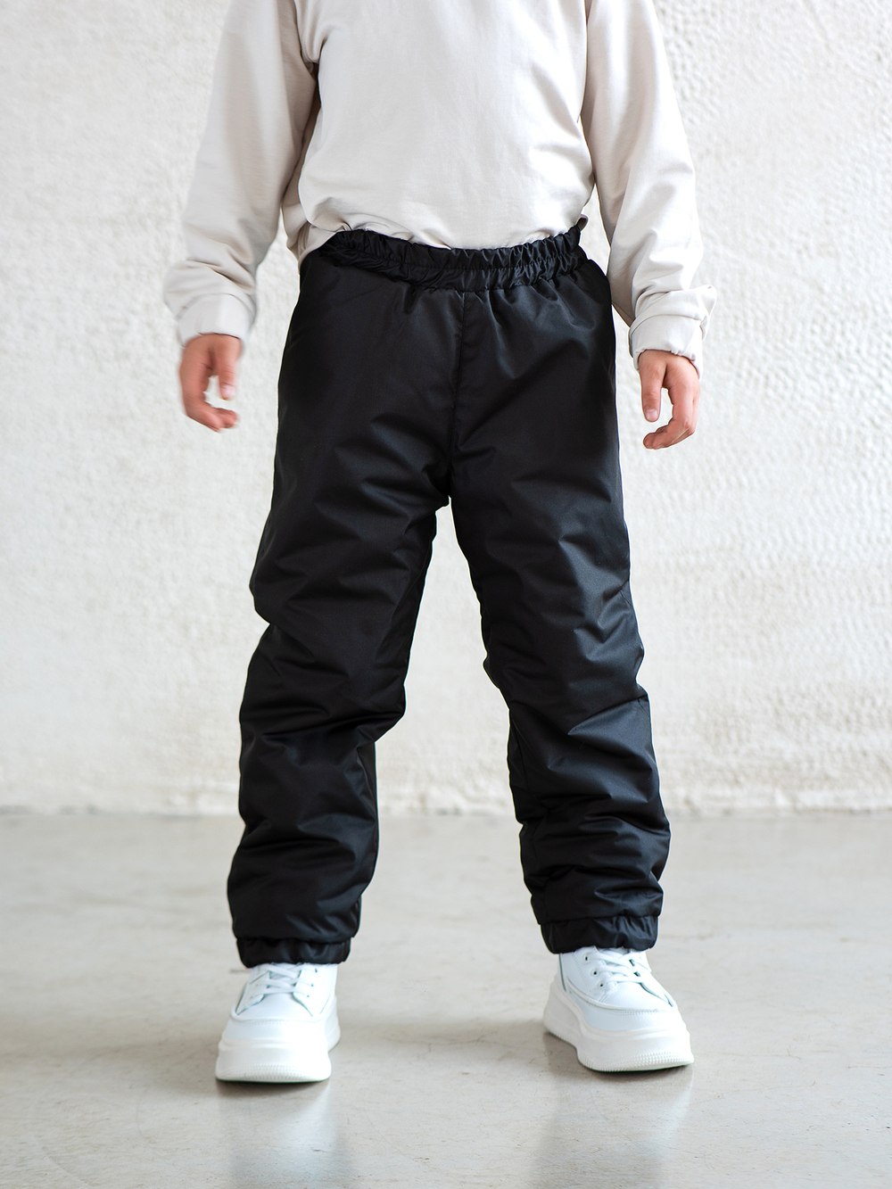 Утеплённые брюки чёрные NEW (размеры от 3 до 12 лет)