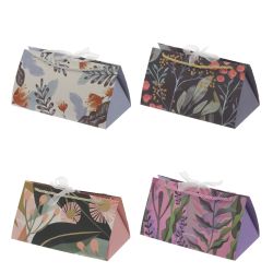 GAEM Пакет подарочный S (бумага 210г/м2, блок 12шт), L22 W12 H12 см, 4в.