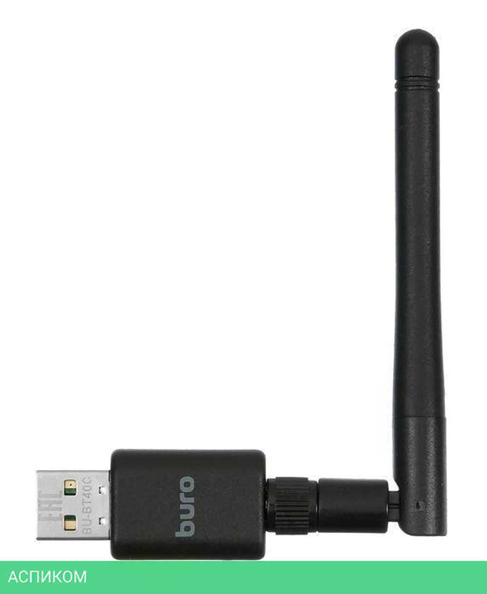 Bluetooth адаптер Buro BU-BT40С черный (BT40С)