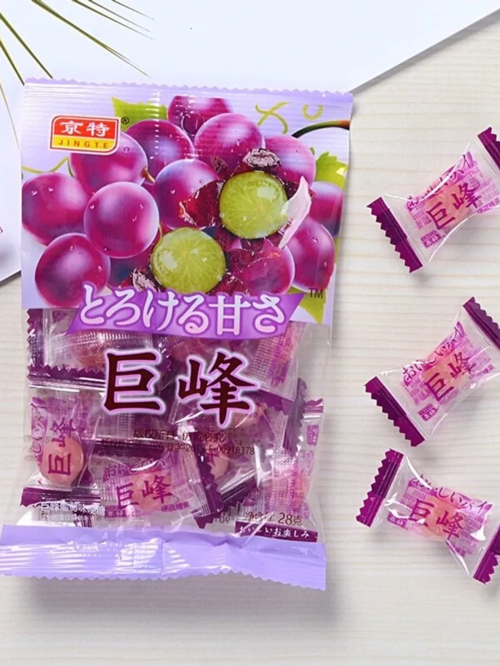 Фруктовая карамель со вкусом Винограда 26 г * 5 шт