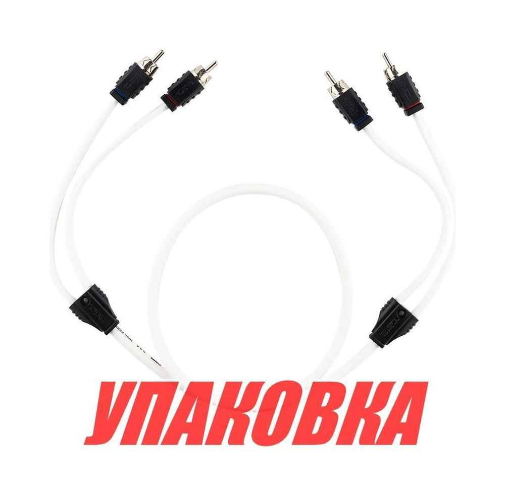 2-х канальный межблочный кабель из 100% меди для морского применения RCA 7,6 м. MOFCR-25FT, DS18 (упаковка из 10 шт.)