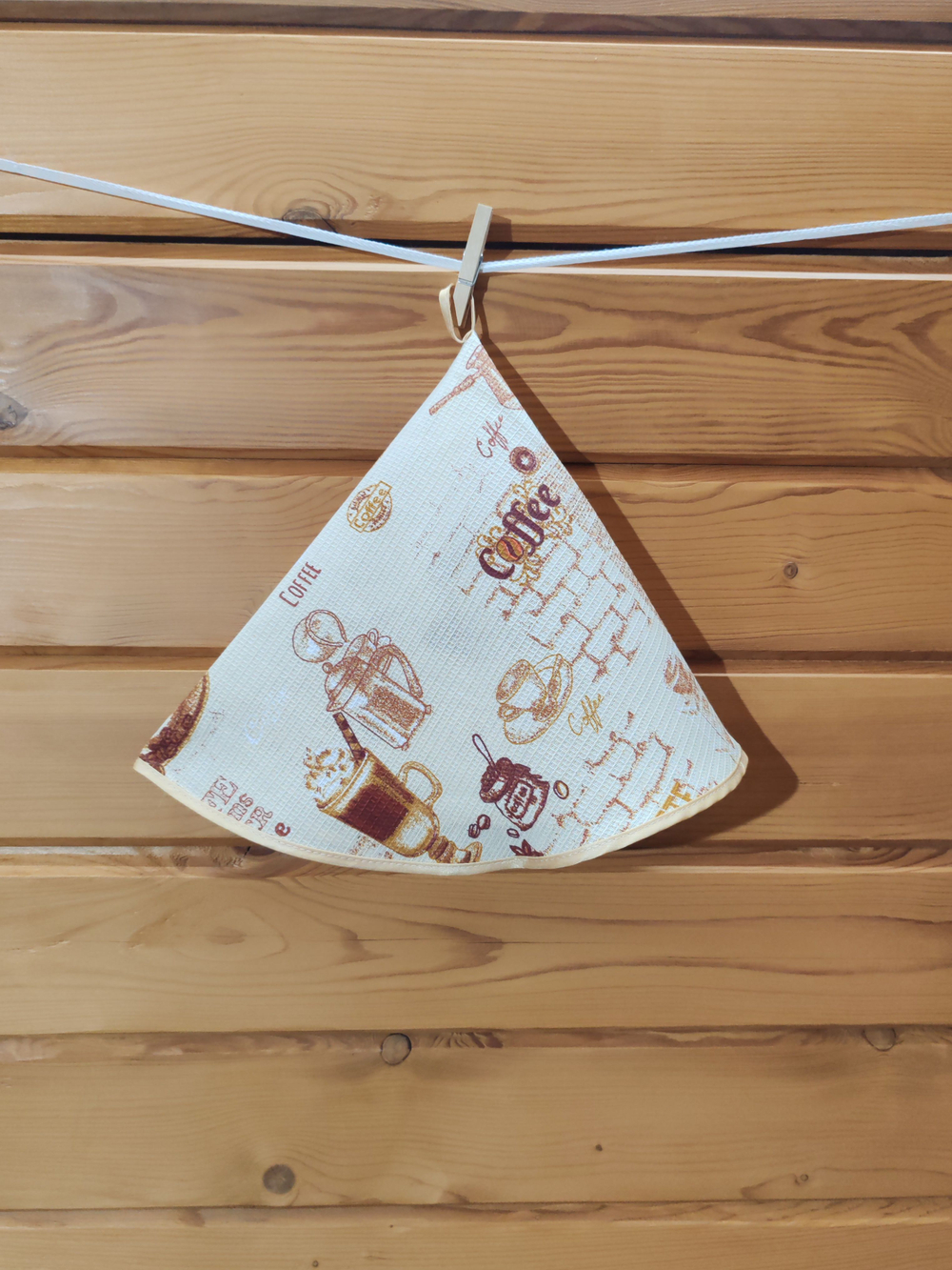 Полотенце кухонное, круглое, 2 шт, вафельное полотно