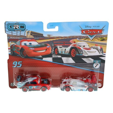 Тачки - Два металлических автомобиля Молния МакКуин и Шу Тодороки 2-PAK HTX12