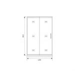 Душевая дверь Good Door Spirit WTW 120 СП00019 стекло прозрачное/профиль хром