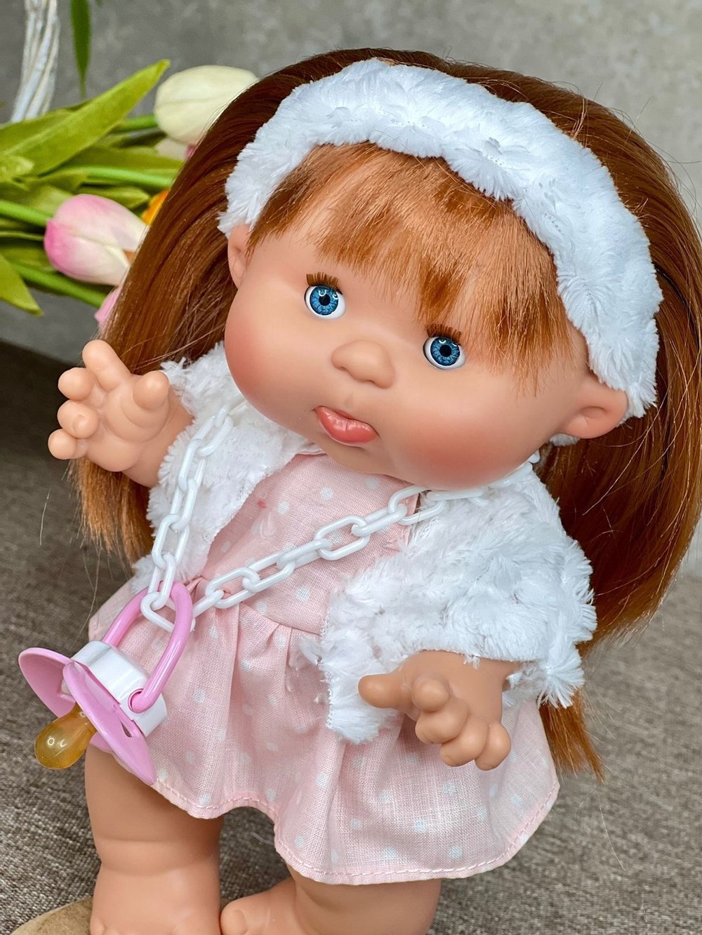 Пупс Nines 26см PEPOTE с закрыв. глазками (N804S27)