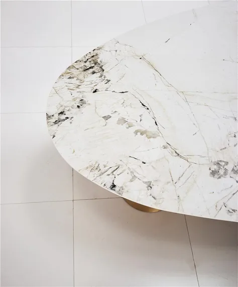 Стол Lagos, 220х100 см, белый керамогранит