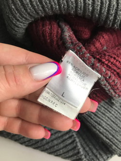 Свитер для зимнего образа, маркировка L, визуально на 50 размер