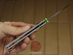 Нож Benchmade 535 G10 - серая рук., черн. клинок 535G10GRBK