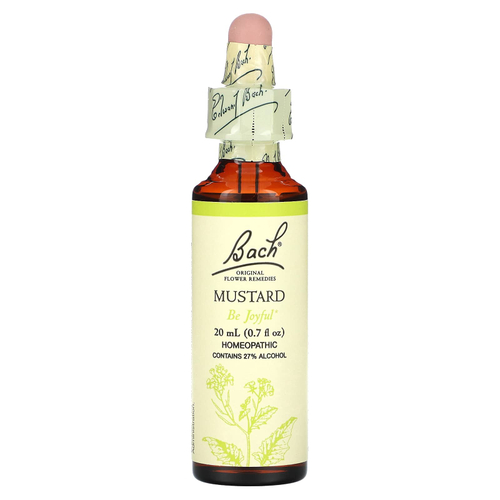 Bach, Original Flower Remedies, горчица, 20 мл (0,7 жидк. унц.)