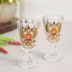 Набор рюмок 6шт 25мл Лафитник "Золотой герб России"