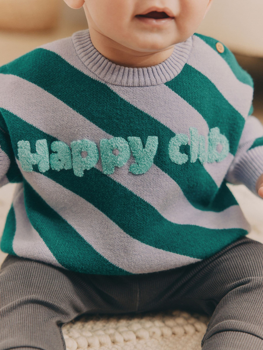 Свитер и легинсы в комплекте для малышей Next E16-833, Зеленый, Серый, Темно-серый