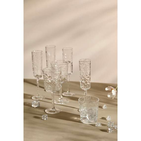 Набор из 4 бокалов для шампанского Arctic, 180 мл, прозрачный