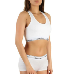 Женский комплект белый топ и боксеры Calvin Klein Women White