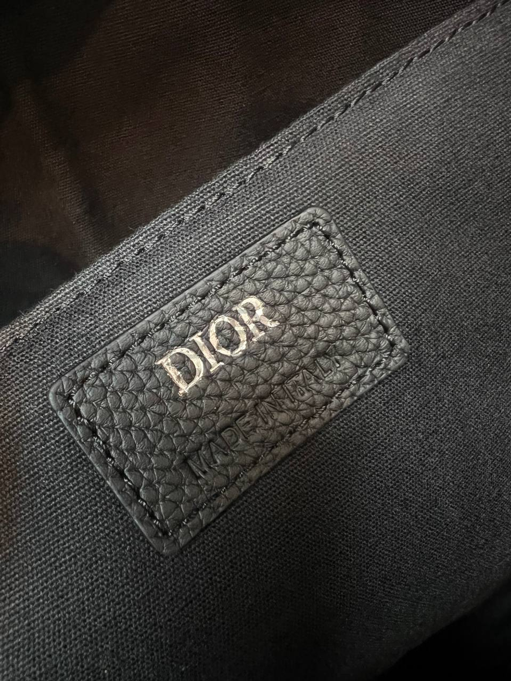 Черный рюкзак Rider Dior