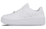 Кроссовки Nike Air Force 1 Sage Triple White (W) (Женская размерная сетка)
