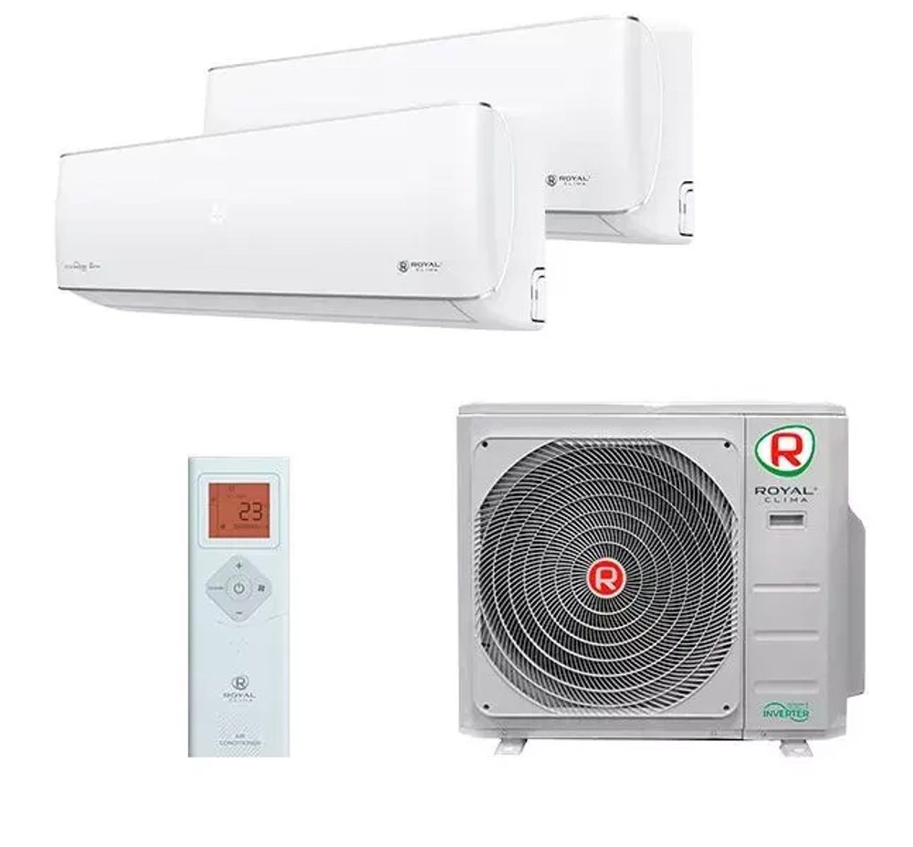 Мульти сплит-система Royal Clima на 2 комнаты (20+20 кв.м.) серия PRESTIGIO