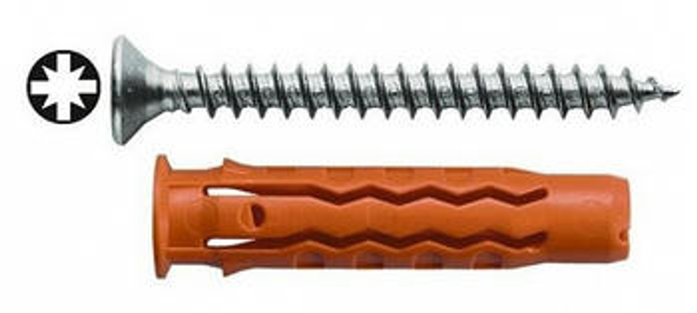 Дюбель нейл MQ-S с шурупом 8х40/5х50 (50 шт) Mungo