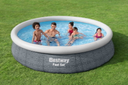 Бассейн надувной Bestway Fast Set Pools "Ротанг" 366х76 см (57443 BW)