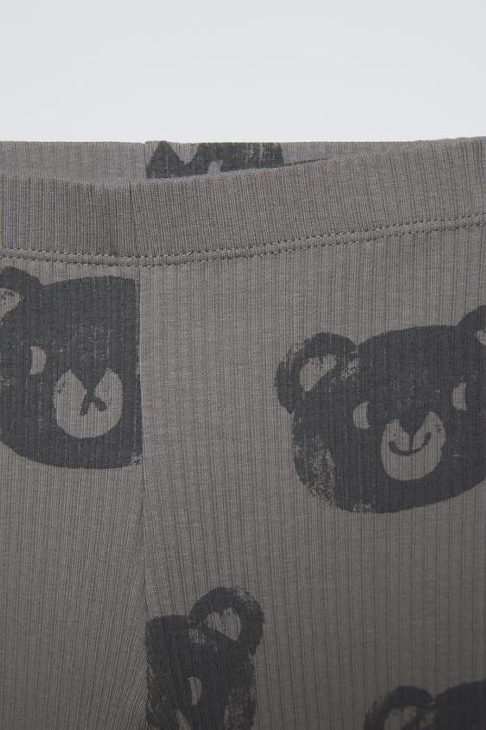 ZARA ЛЕГИНСЫ С ПРИНТОМ, АНТРАЦИТОВЫЙ