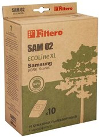 Пылесборник FILTERO SAM 02 (10+фильтр) ECOLine XL (бумажные)