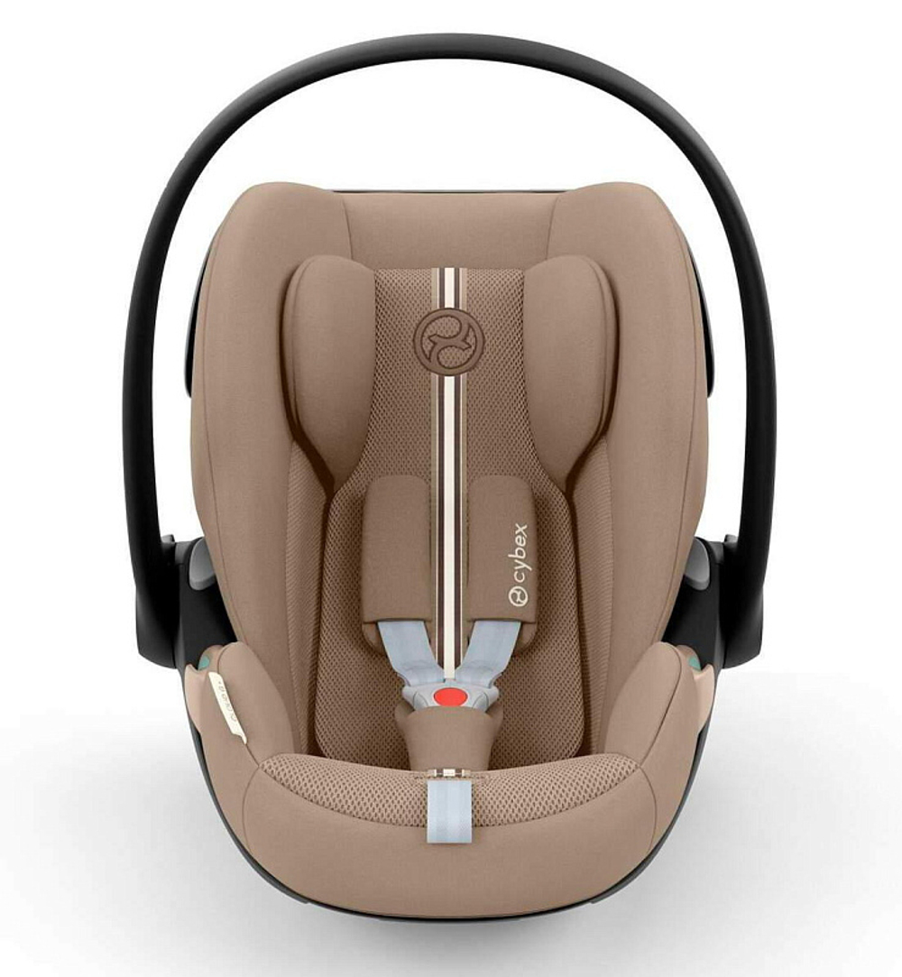 Коляска Cybex Priam IV Matt Black complete и автокресло Cloud G i-Size Almond Beige Plus 3 в 1 Cozy Beige